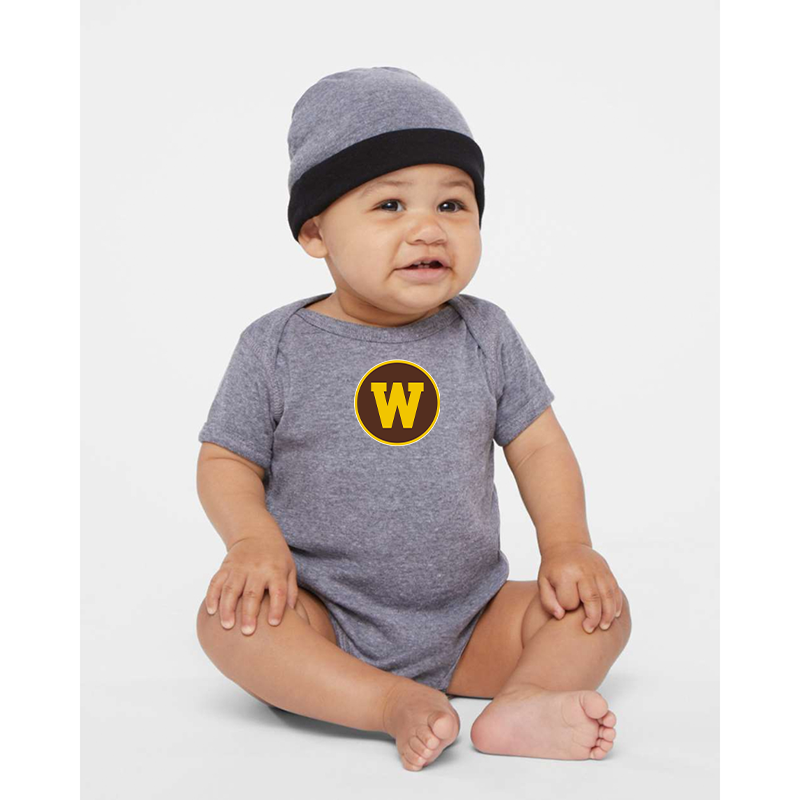 Western Michigan Broncos Rabbit Skins Infant Baby Rib Bodysuit